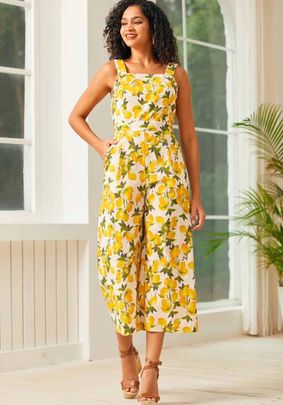 A Playful Bouquet Jumpsuit