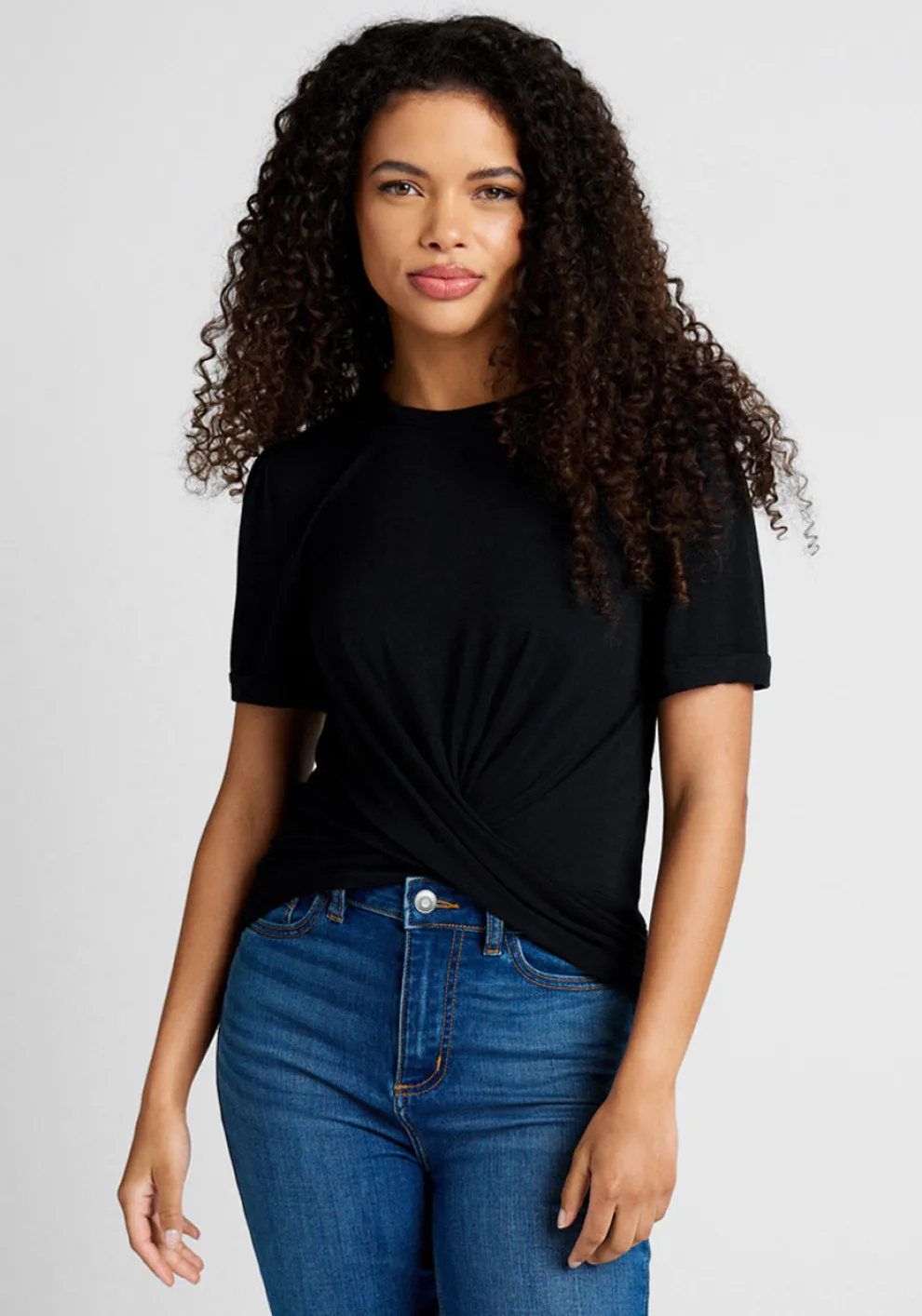 A Twist of Fun Knit Top