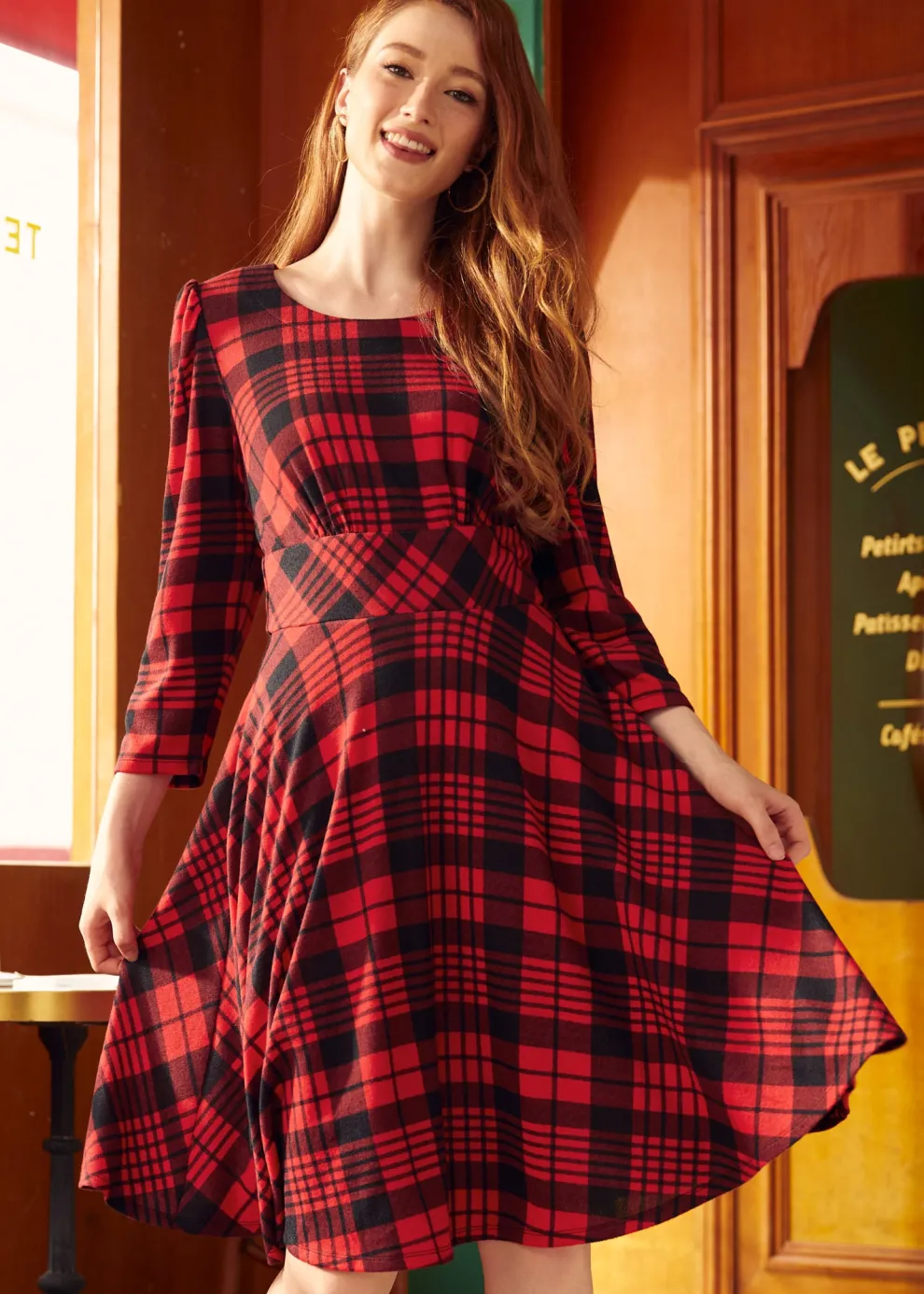 All About the Doodlebug Fit & Flare Dress