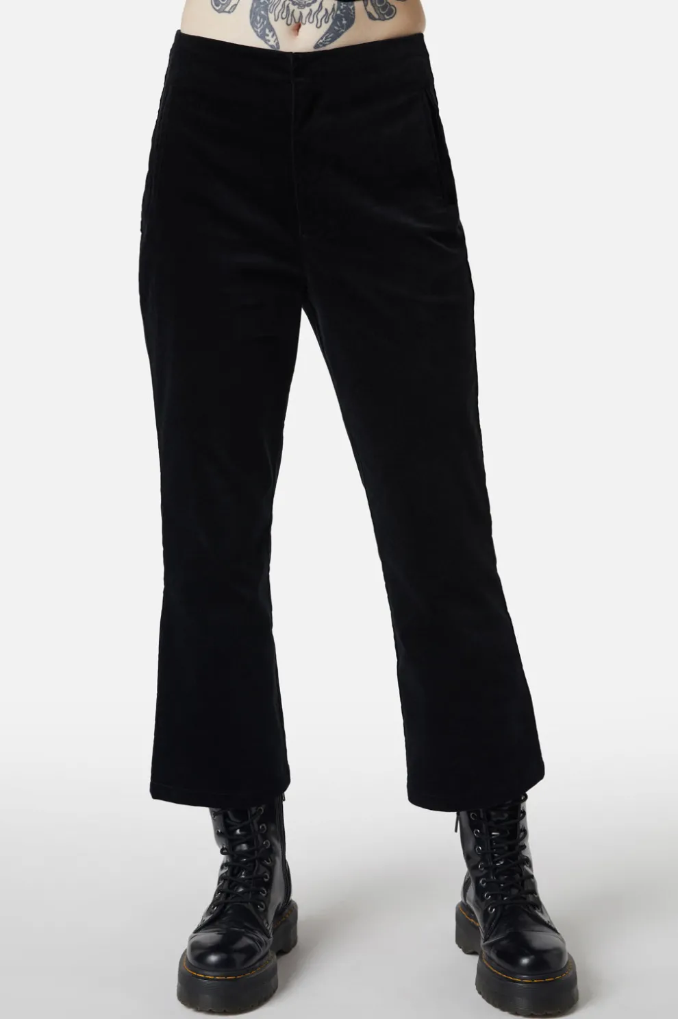 At The Alter Velvet Kick Flares