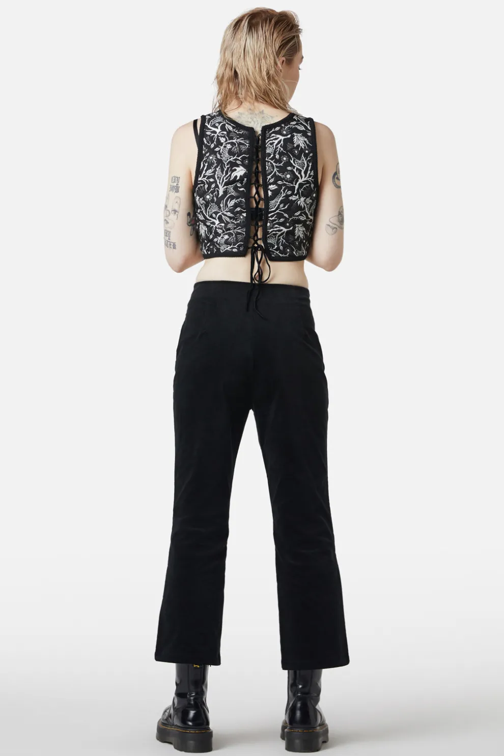 At The Alter Velvet Kick Flares