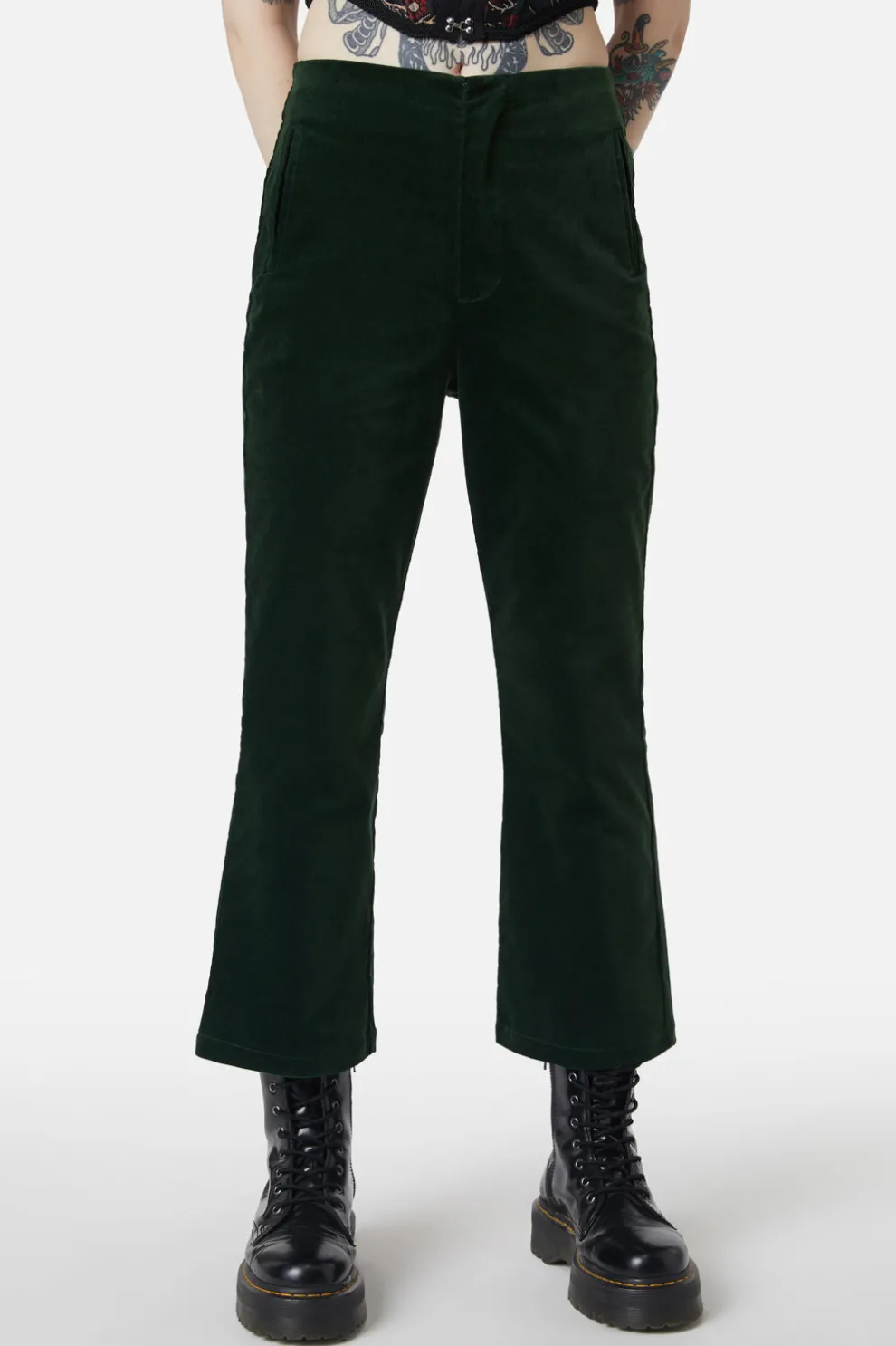 At The Alter Velvet Kick Flares