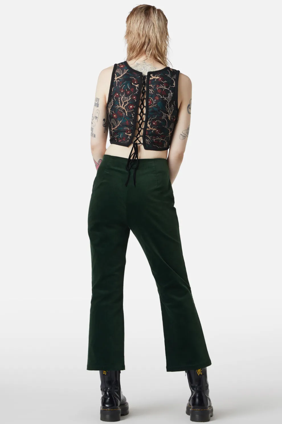 At The Alter Velvet Kick Flares