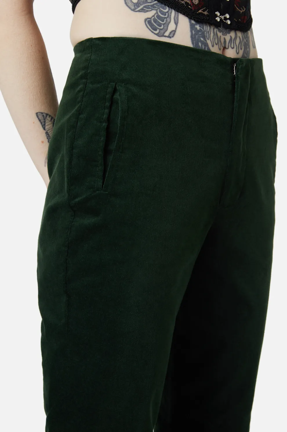 At The Alter Velvet Kick Flares