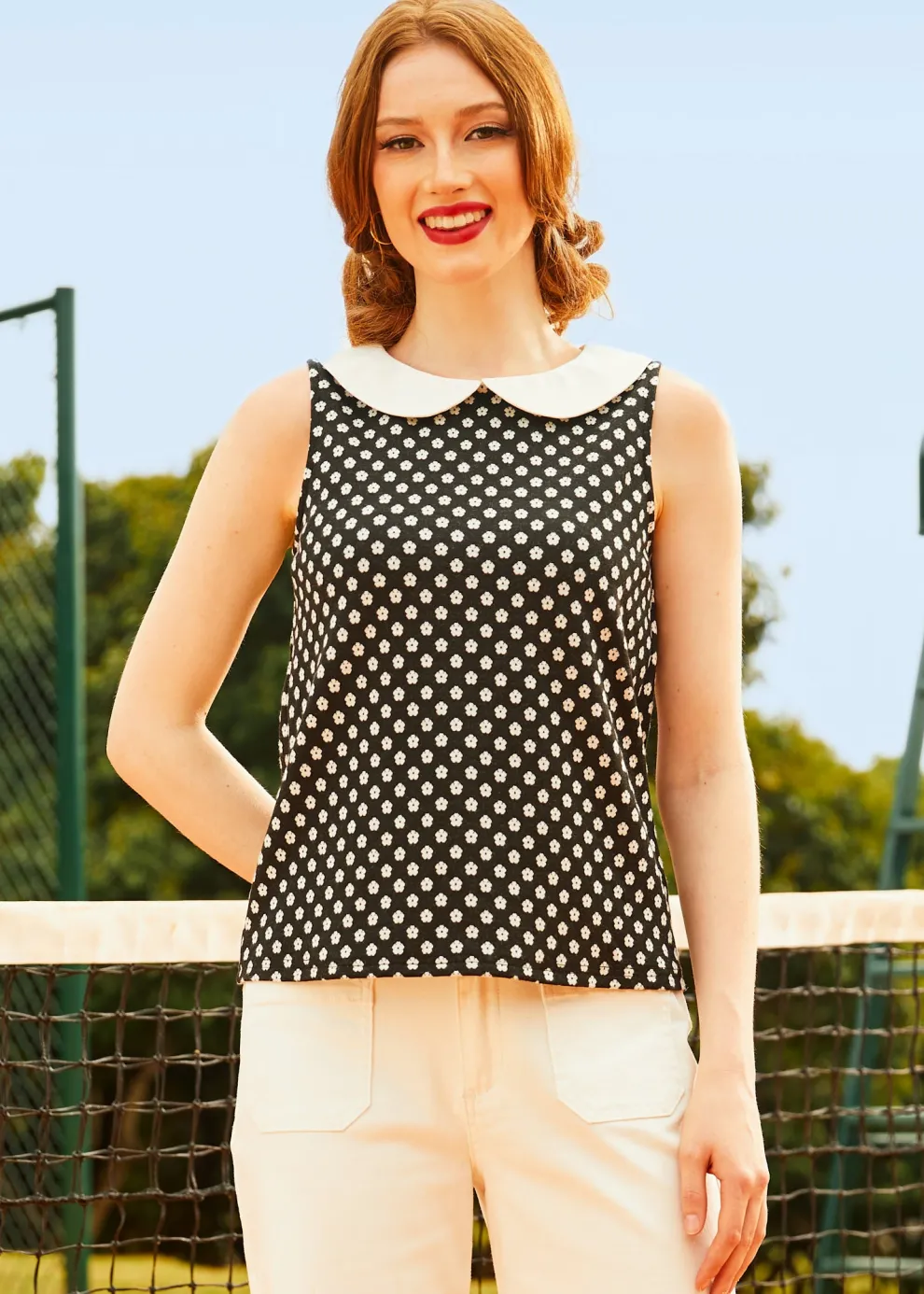 Atomic Age Sleeveless Top