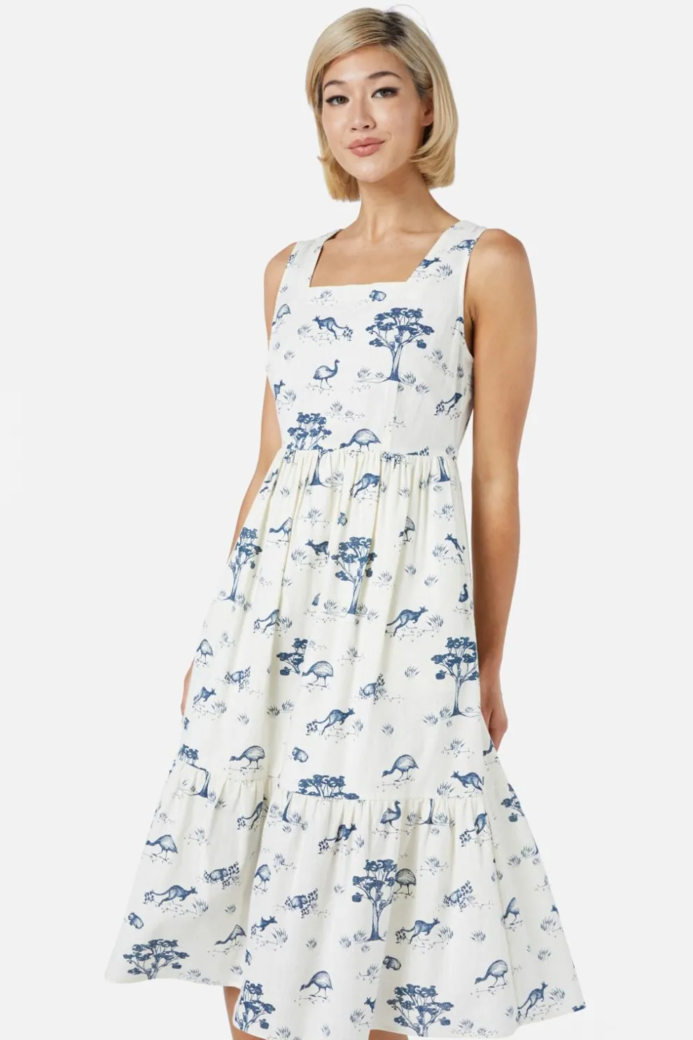 Aus Toile Midi Dress