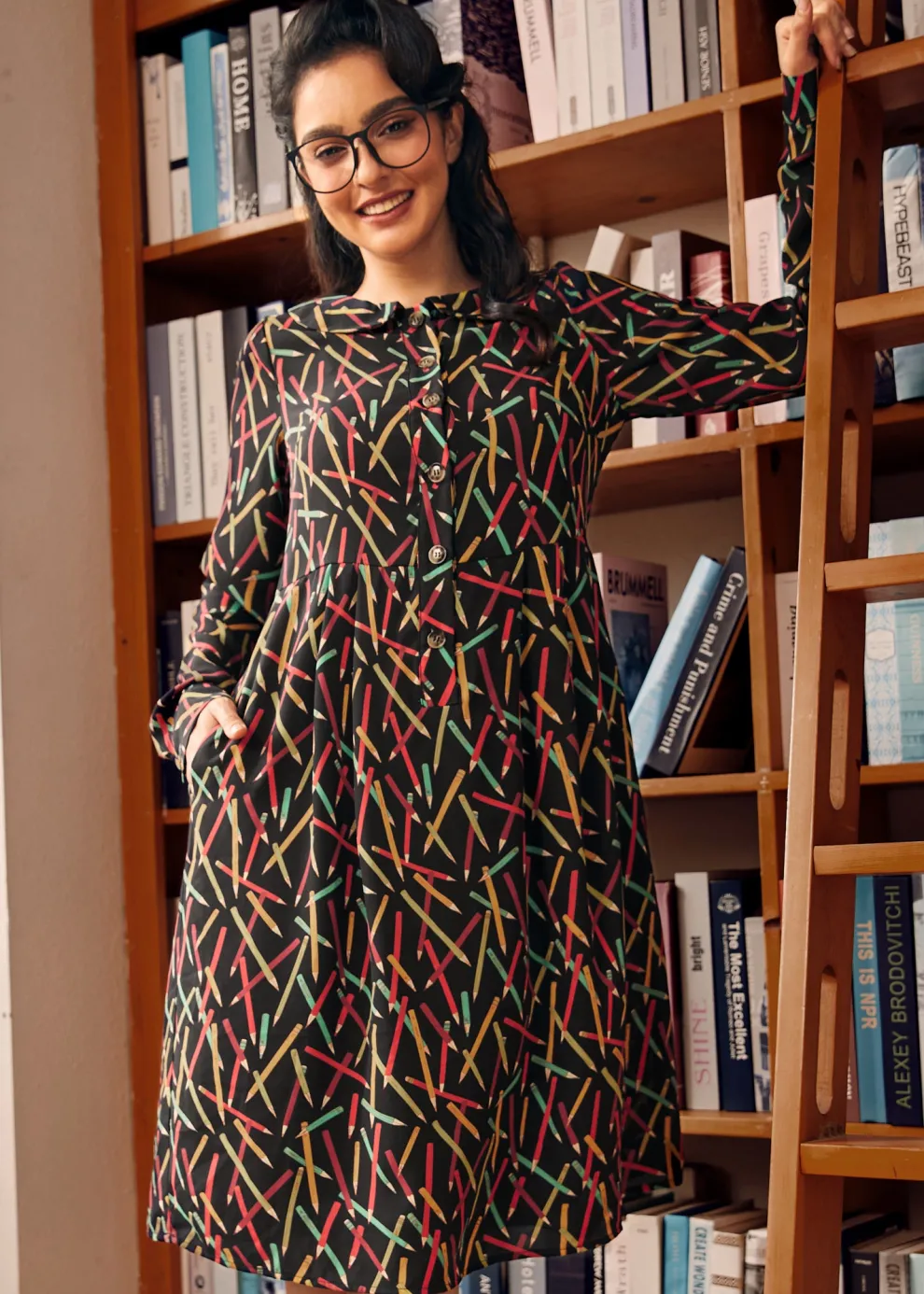 Autumn Vintage Vibes Dress