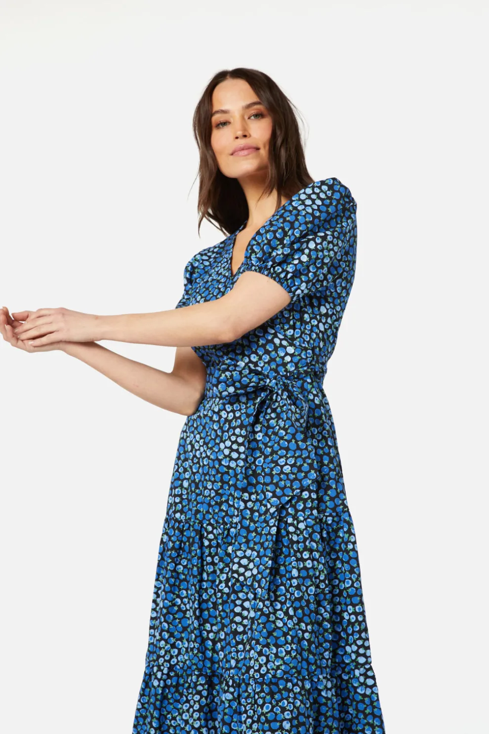 Bessie Midi Wrap Dress