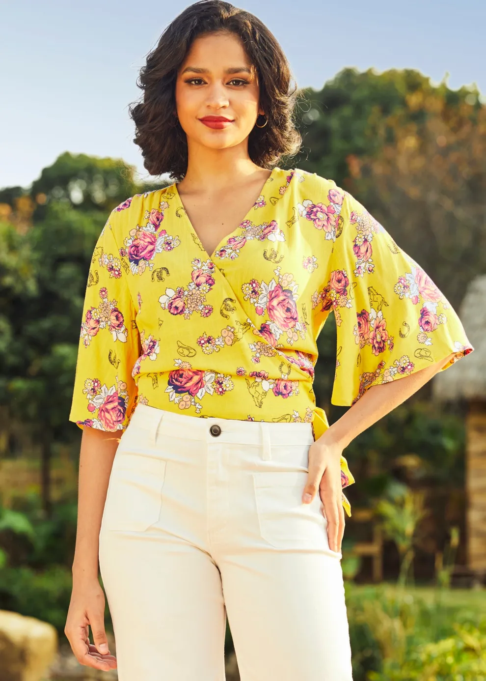 Best Is Yet to Come Wrap Top