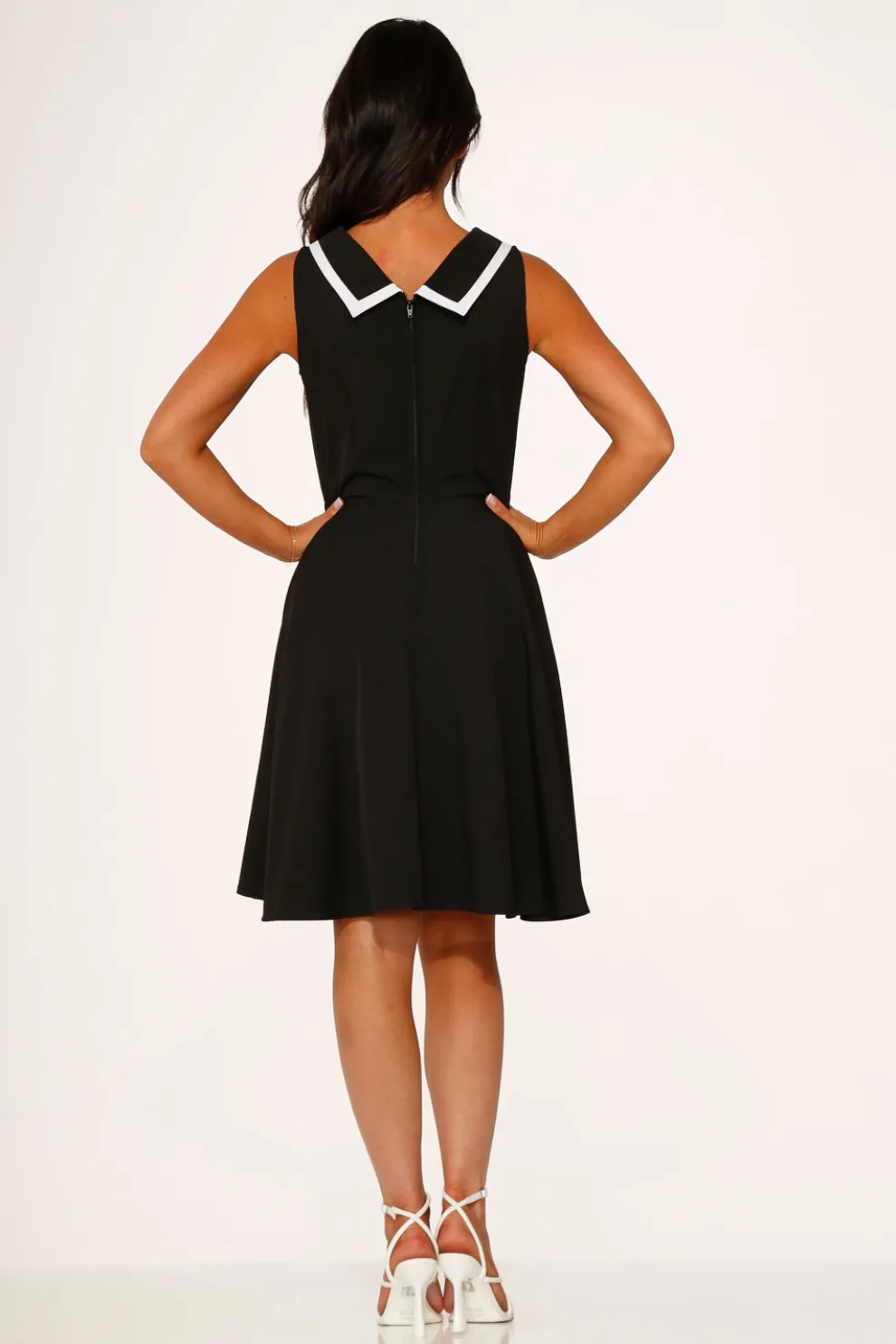 Black & White Swing Dress