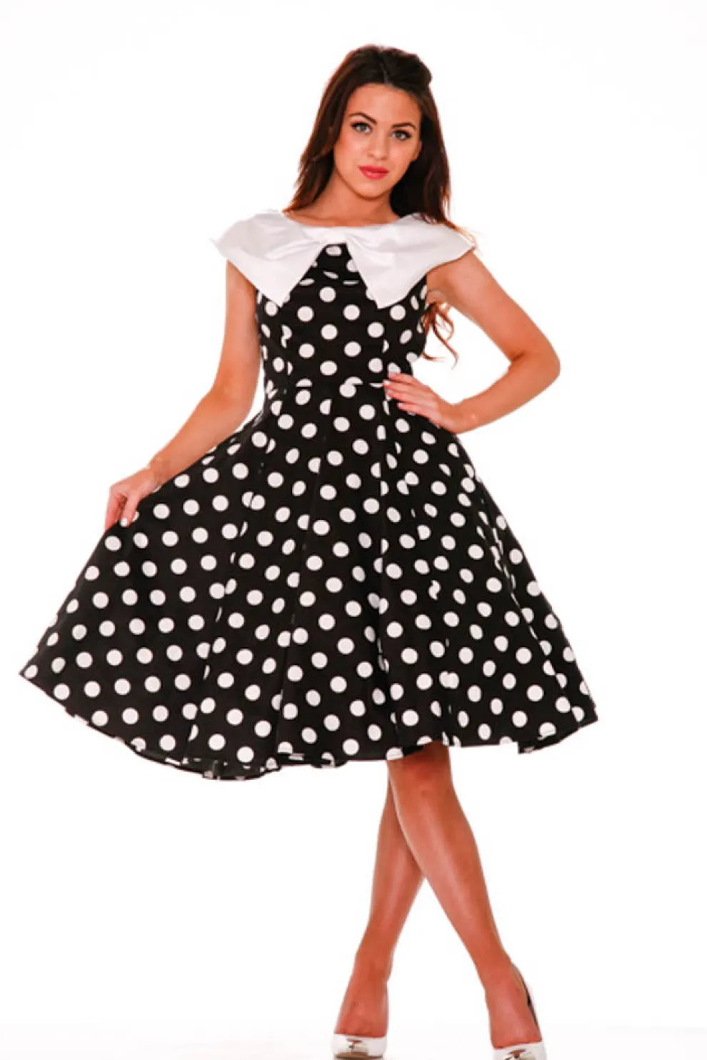 Black Molly Swing Dress