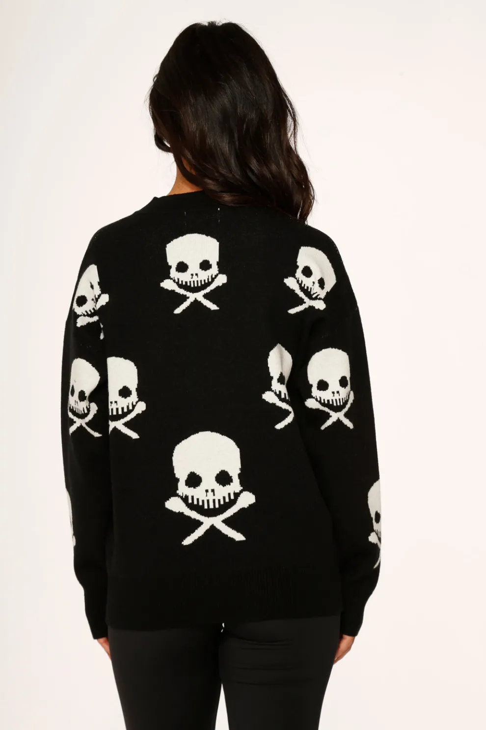 Black Skulls Sweater