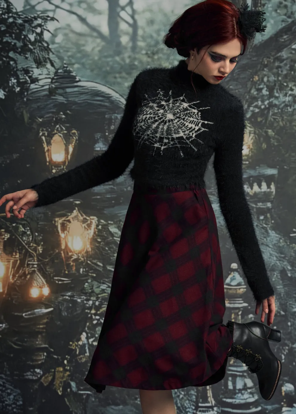 Black Spider Sweater