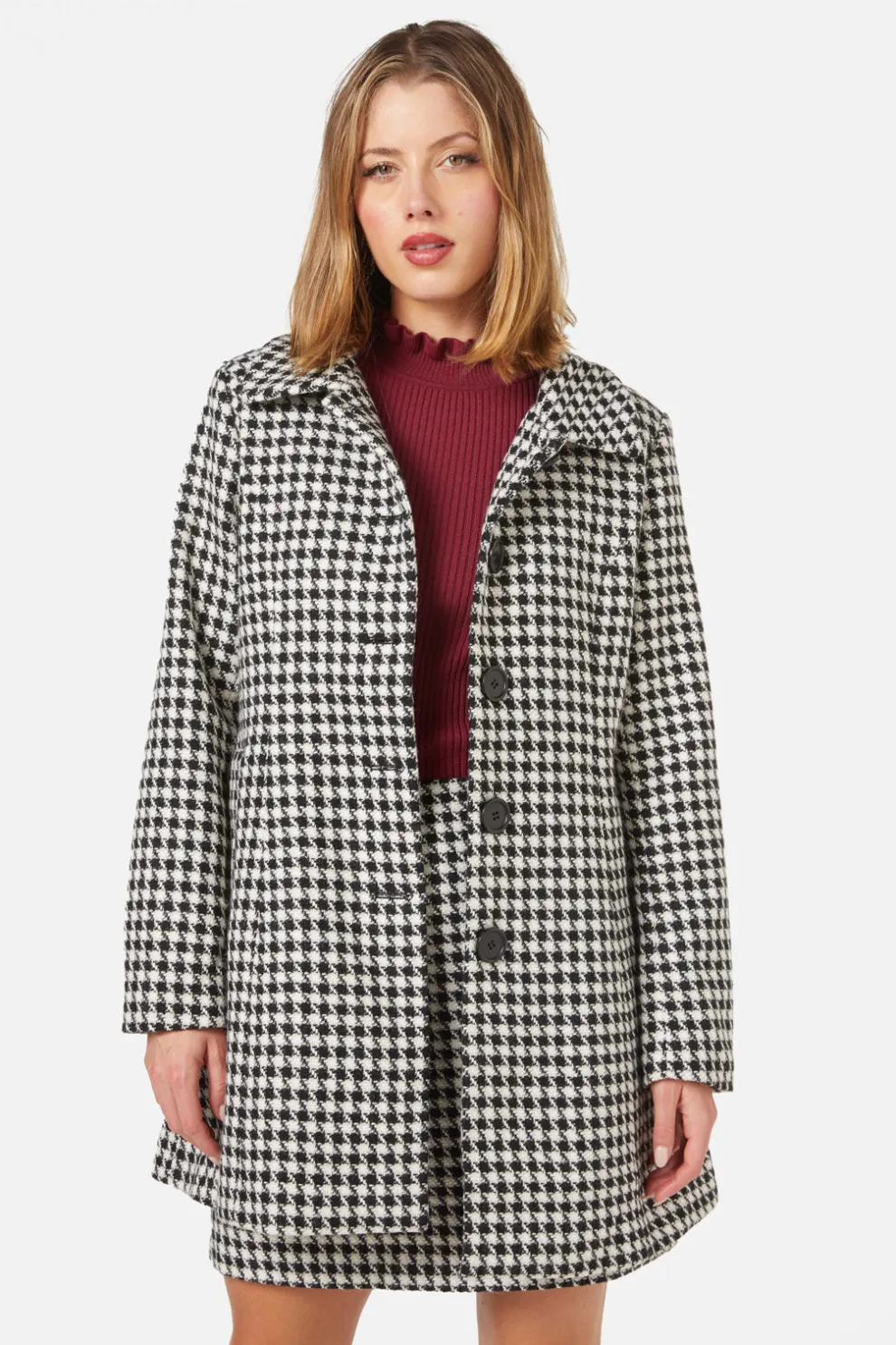 Blake Check Coat