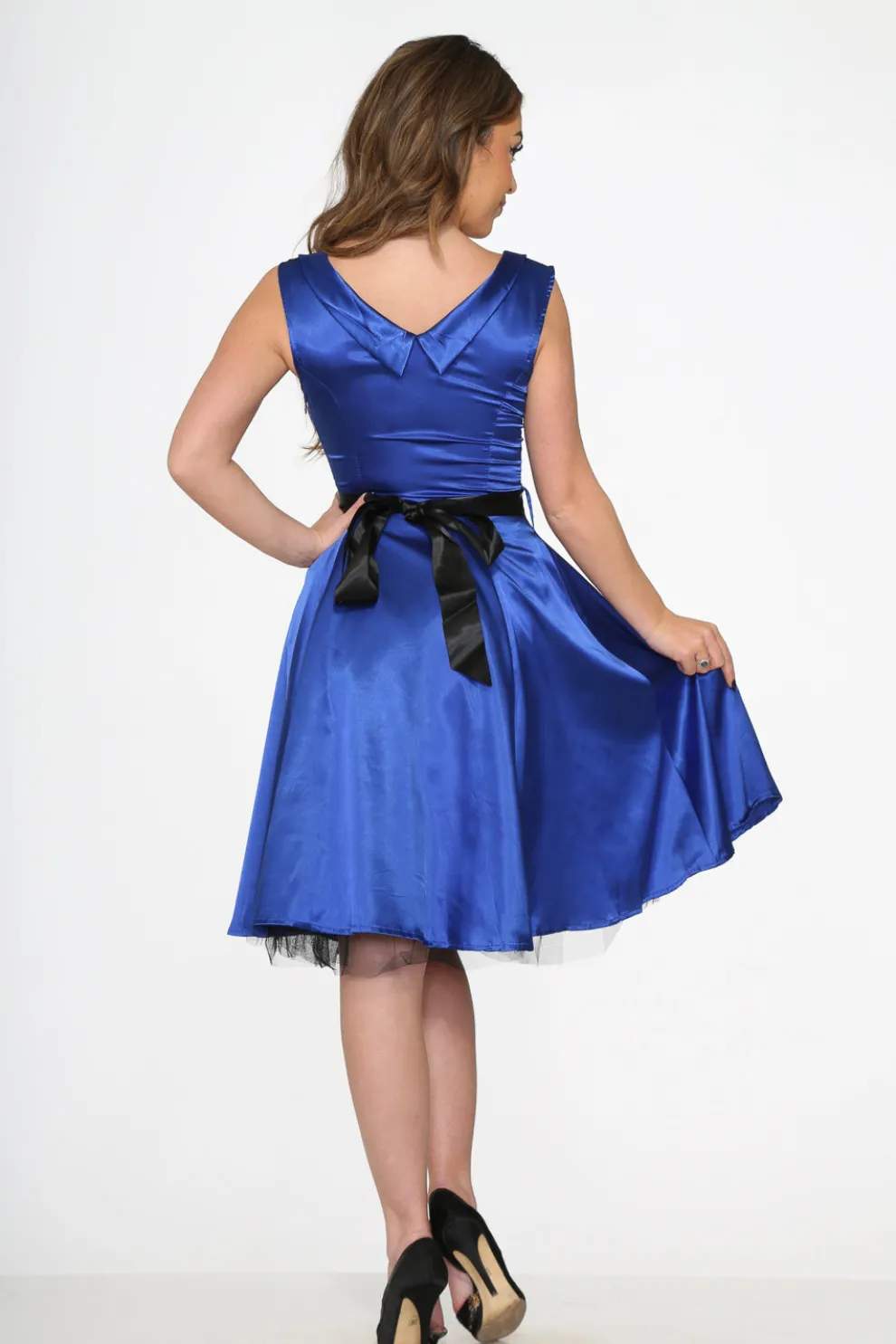 Blue Occasional Swing Dress