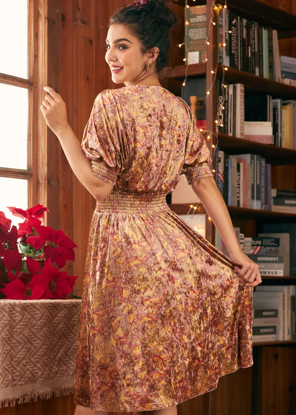 Bohemian Rhapsody Balloon Sleeve Dress