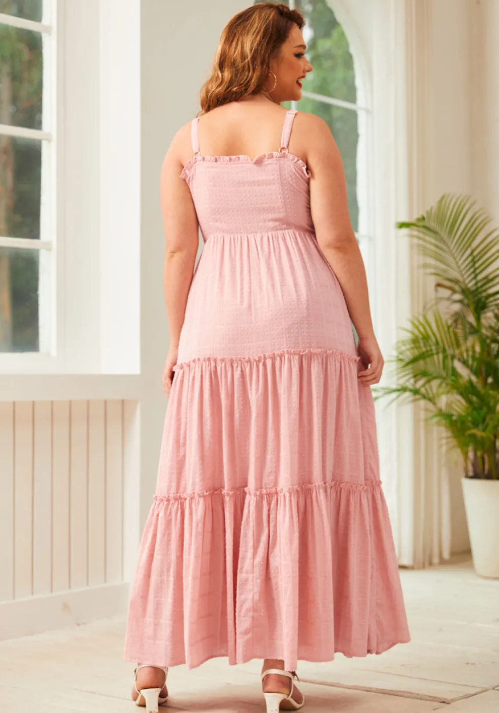 Boho on the Range Smocked Maxi Dress