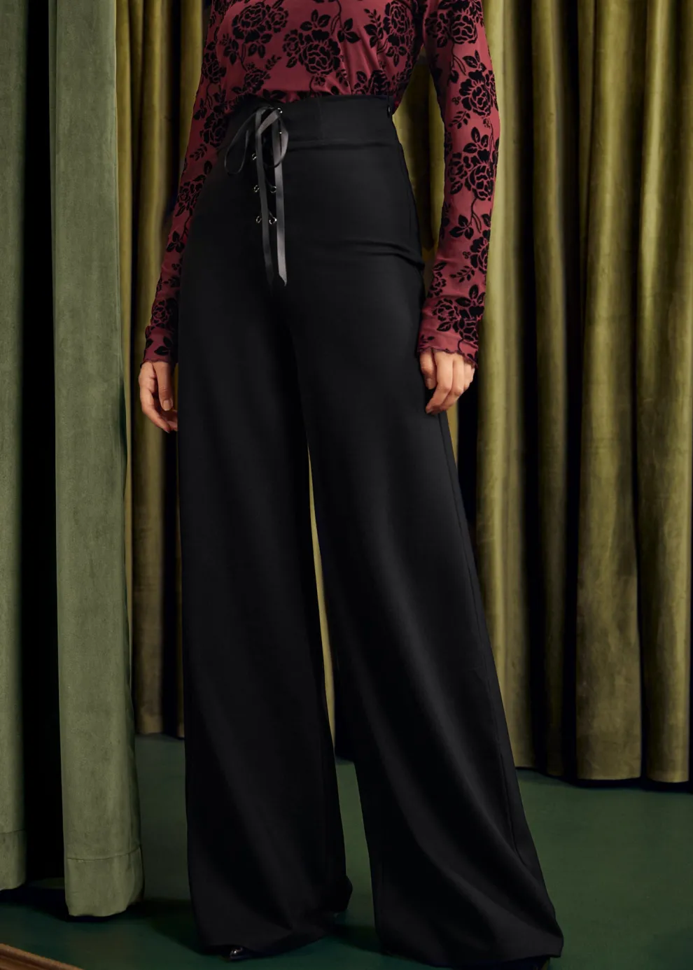 Bop 'Til You Drop High Waist Wide Leg Pants