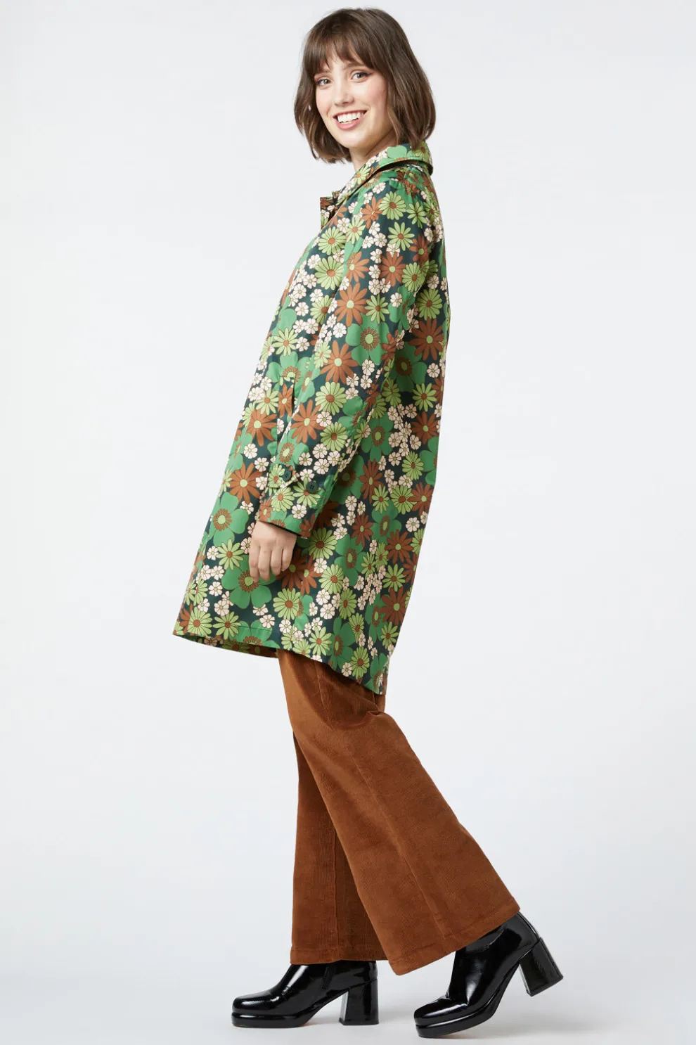 Bridgette Collared Raincoat