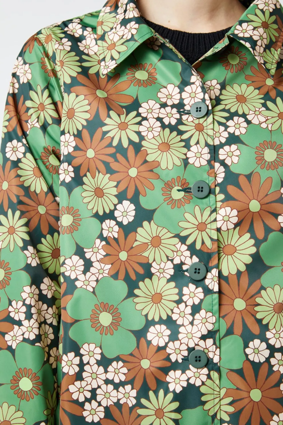 Bridgette Collared Raincoat