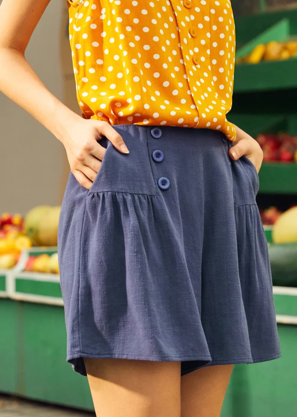 Buttoned Up & Breezy Shorts