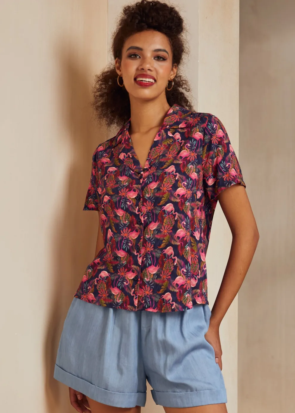 Call It A Classic Camp Collar Shirt