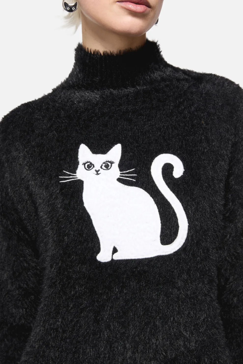 Catkins Boucle Knit Jumper