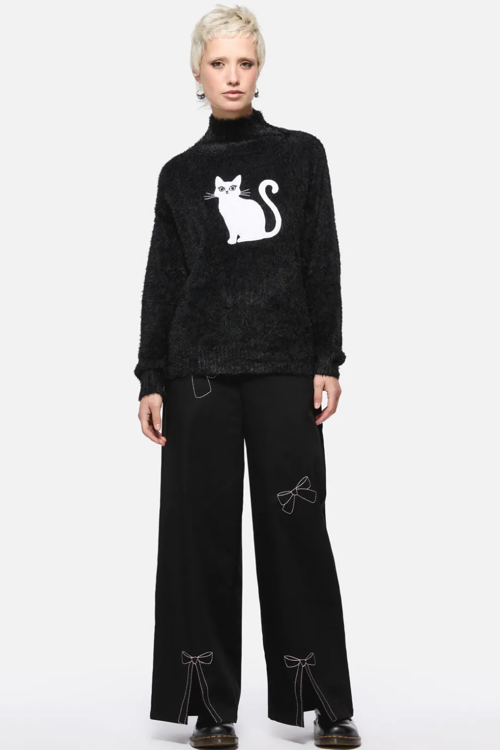 Catkins Boucle Knit Jumper