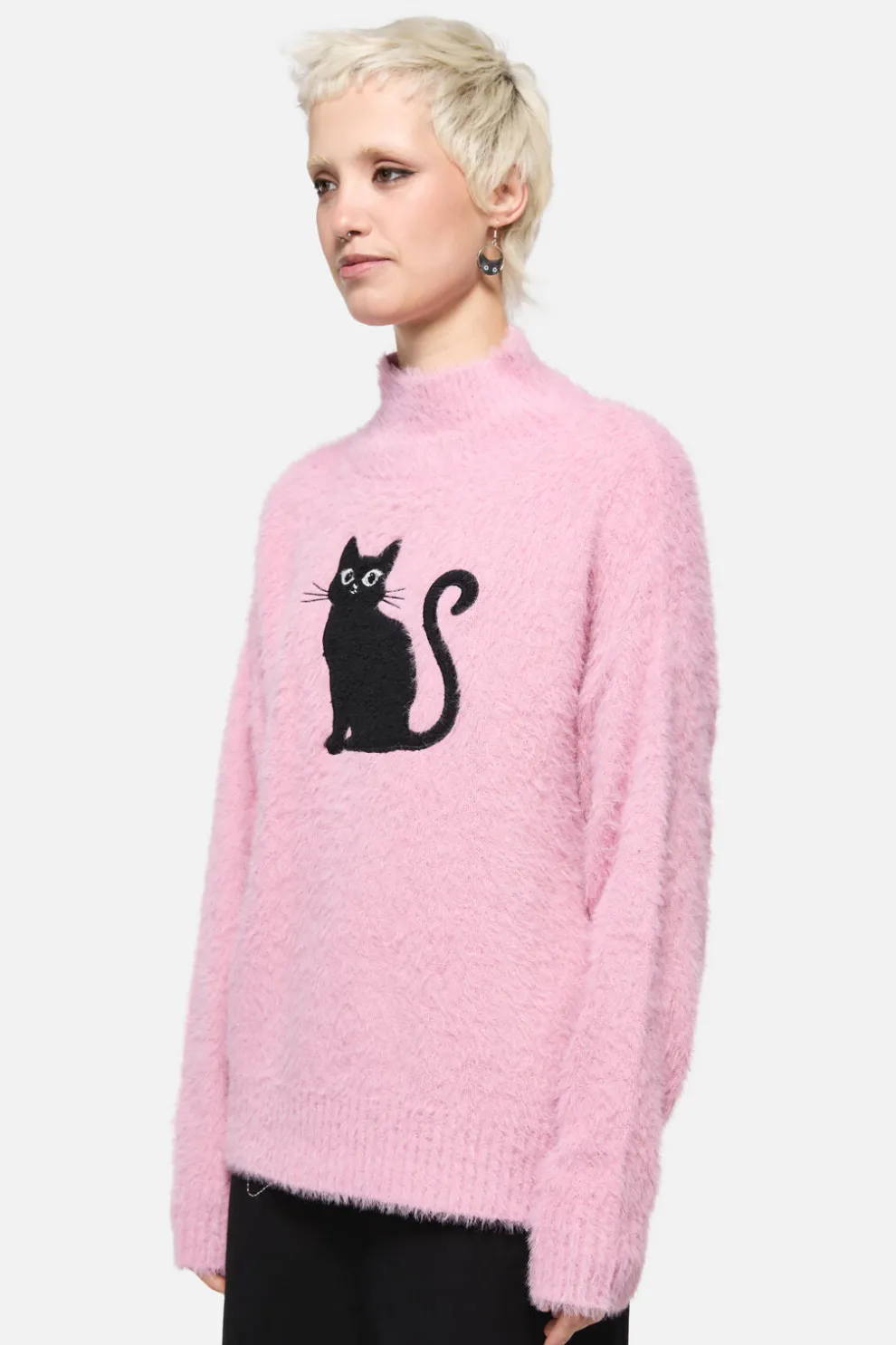 Catkins Boucle Knit Jumper