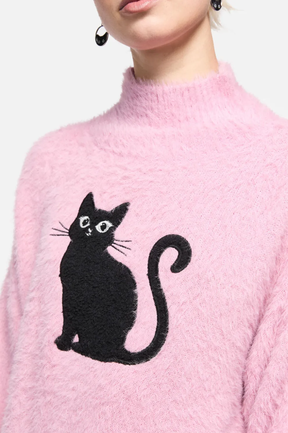 Catkins Boucle Knit Jumper