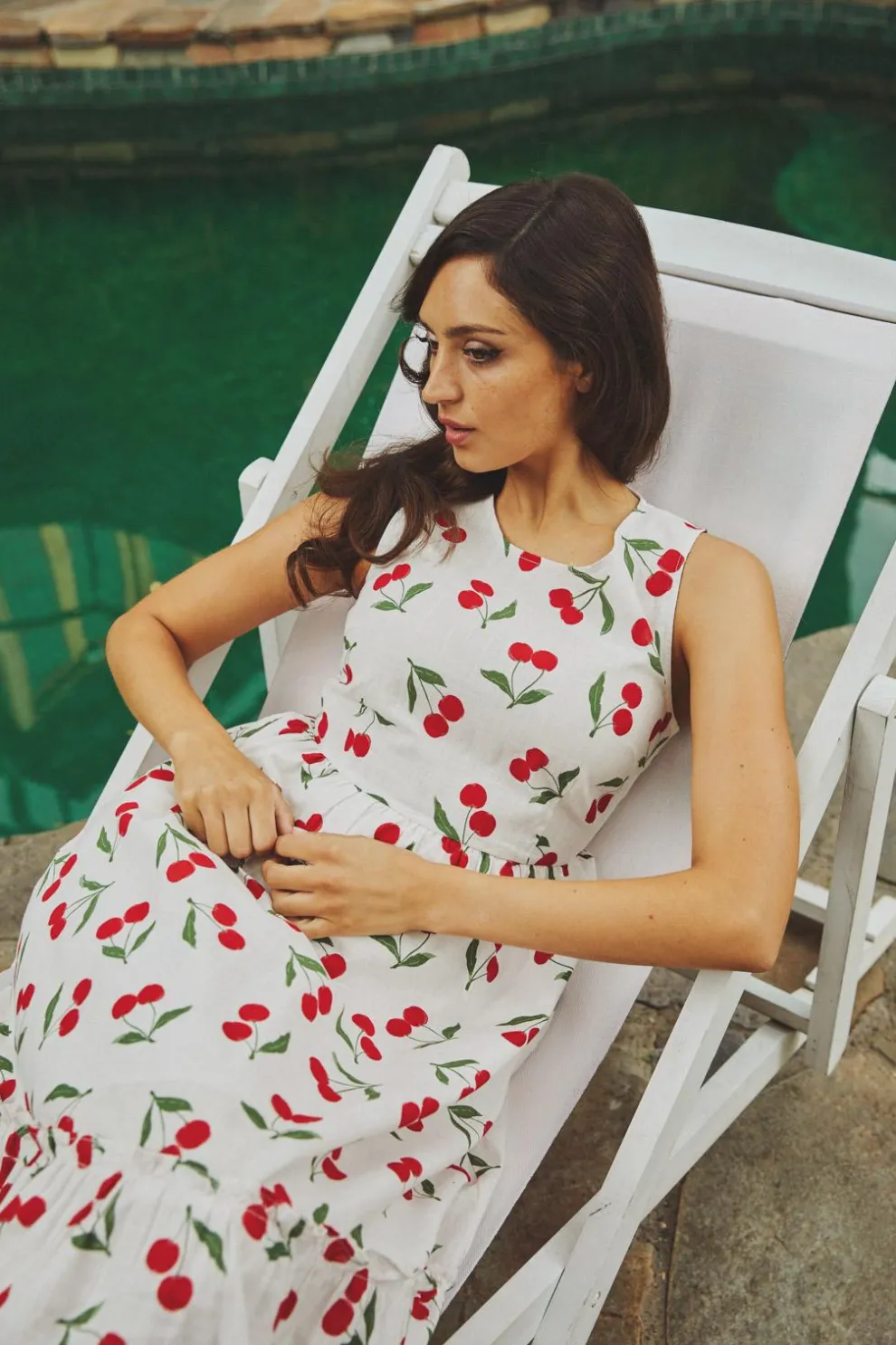Cherry Girl Midi Dress