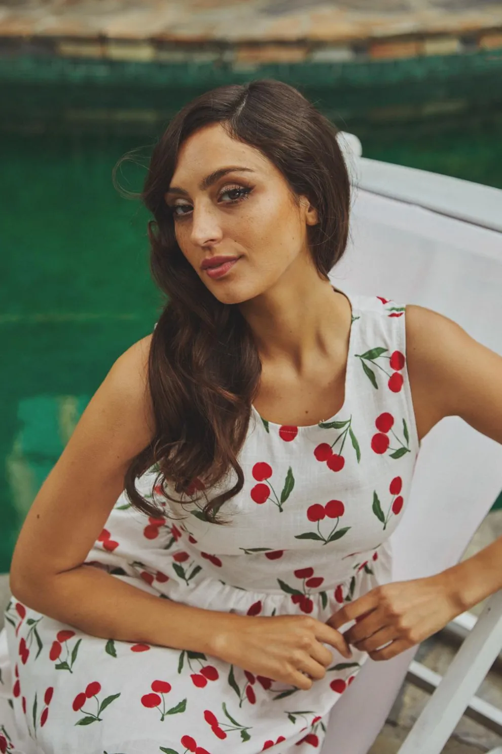 Cherry Girl Midi Dress