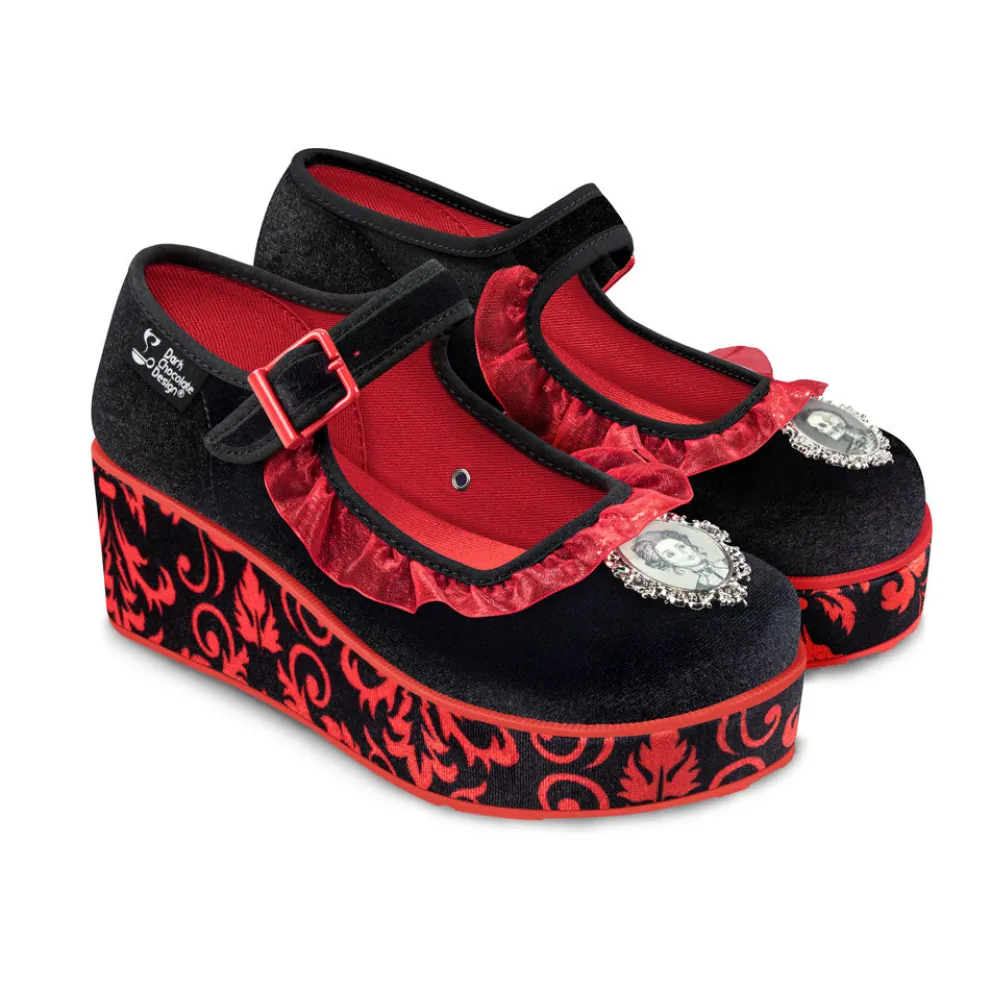 Chocolaticas® Memento Mori Women's Mary Jane Platform