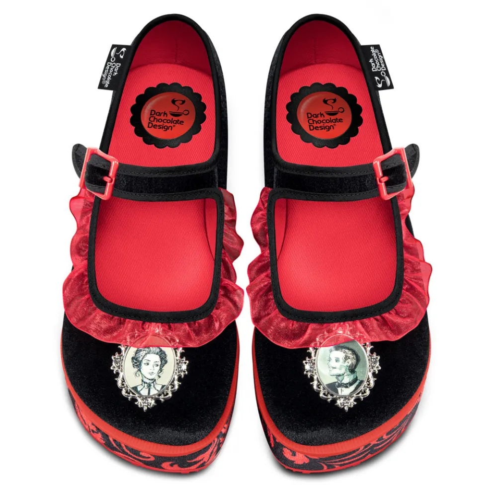 Chocolaticas® Memento Mori Women's Mary Jane Platform