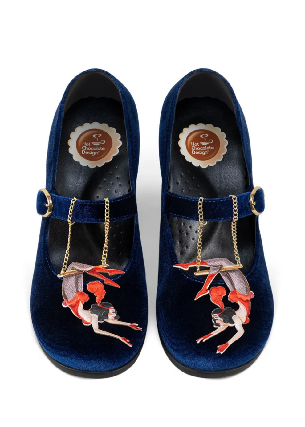 Chocolaticas® Mid Heels Les Dames Du Cirque Women's Mary Jane Pump