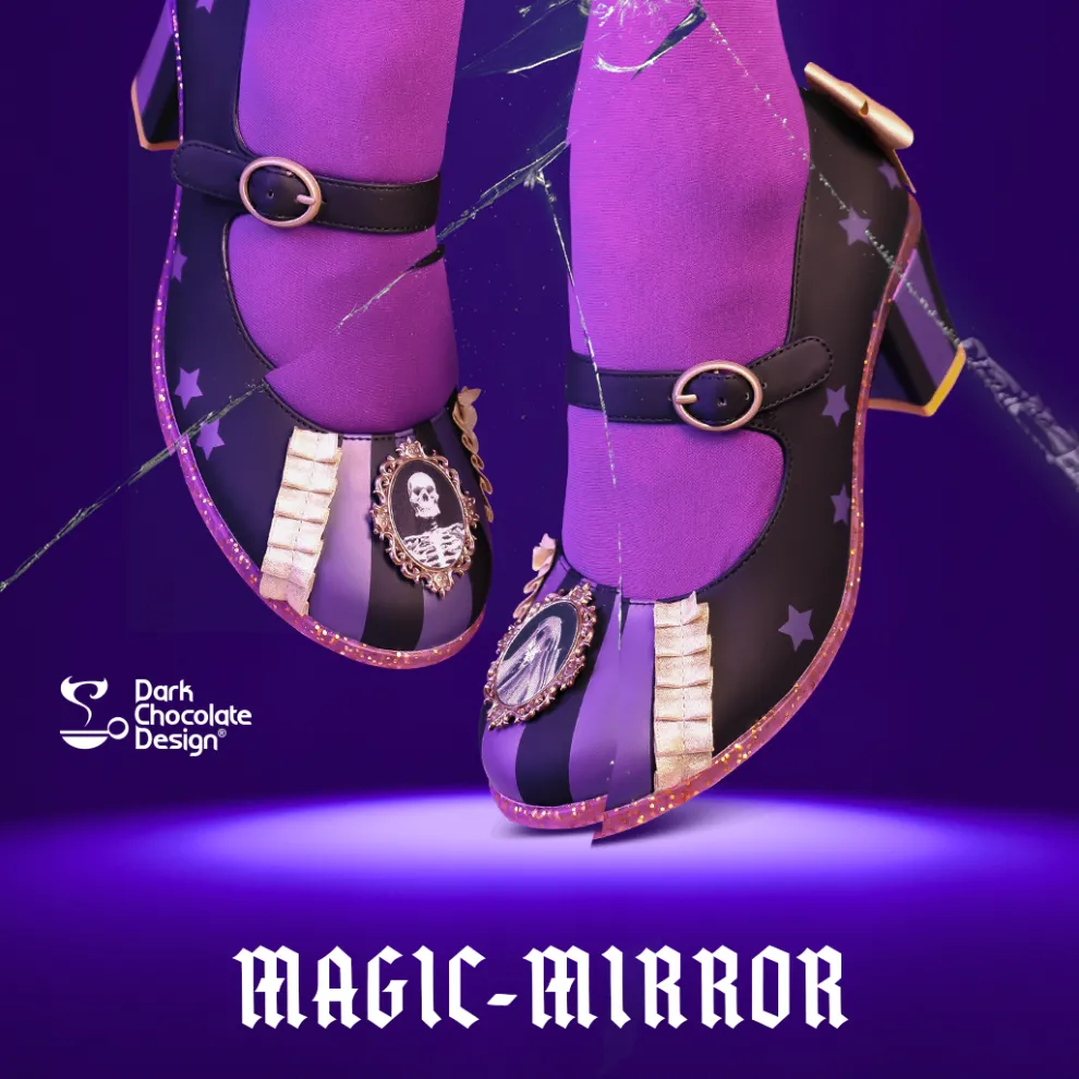 Chocolaticas® Mid Heels Magic Mirror Women's Mary Jane Pump