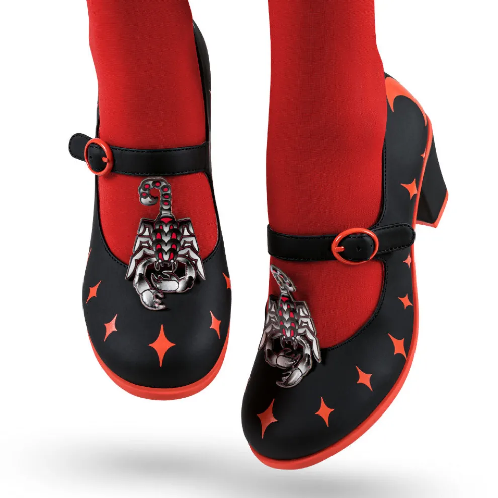 Chocolaticas® Mid Heels Scorpio Women's Mary Jane Pump