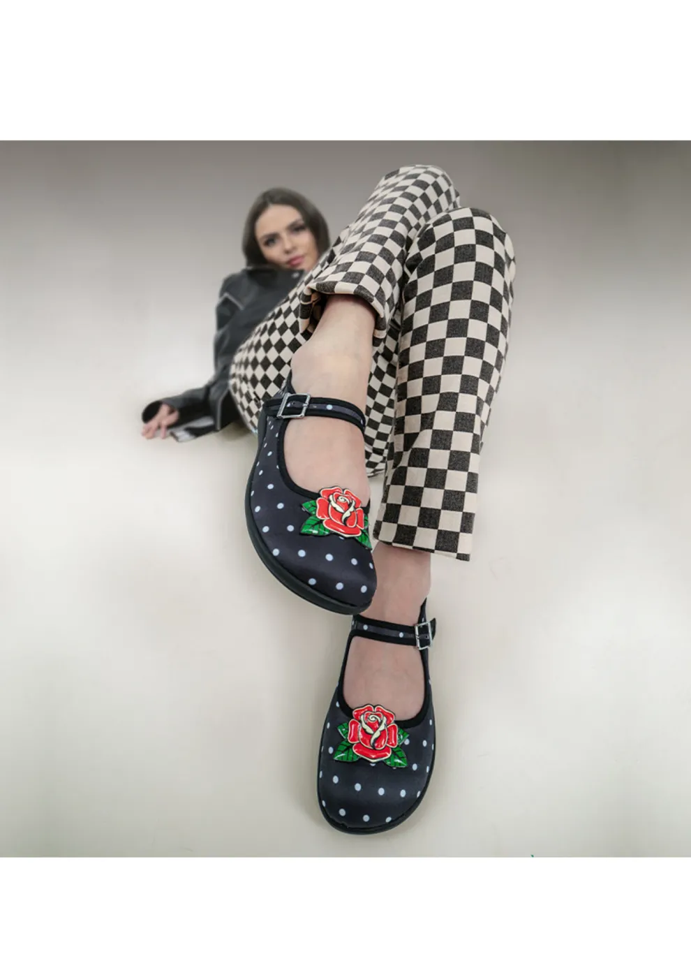 Chocolaticas® Rockabilly Women's Mary Jane Flat