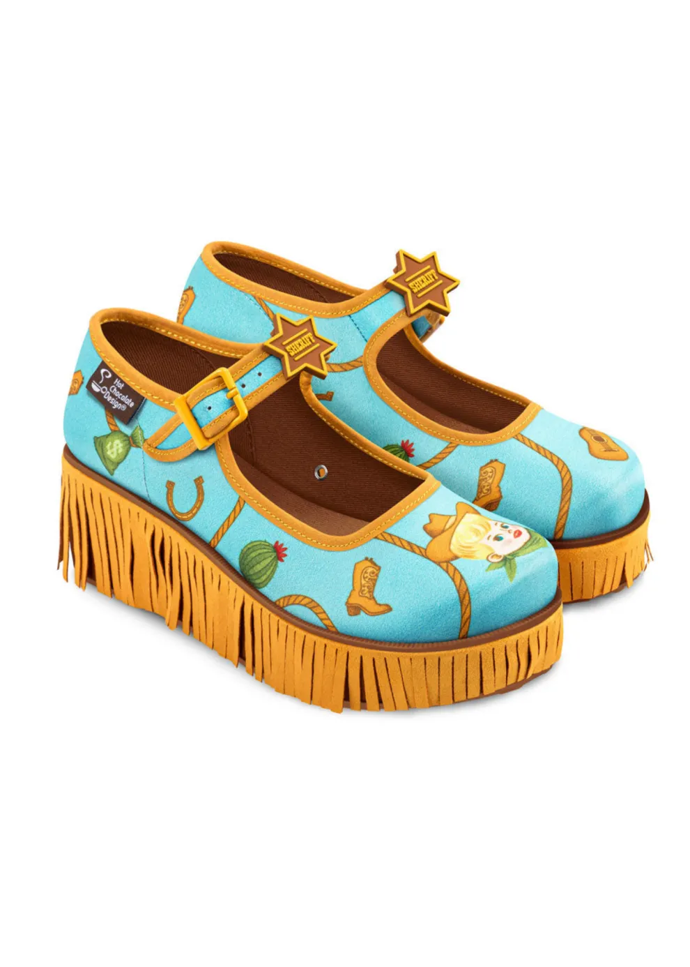 Chocolaticas® Sheriff Women's Mary Jane Platform