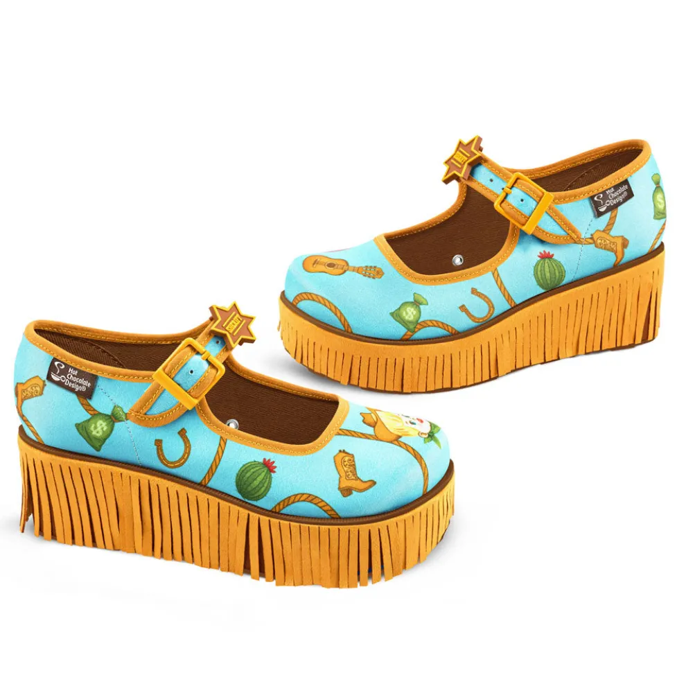Chocolaticas® Sheriff Women's Mary Jane Platform