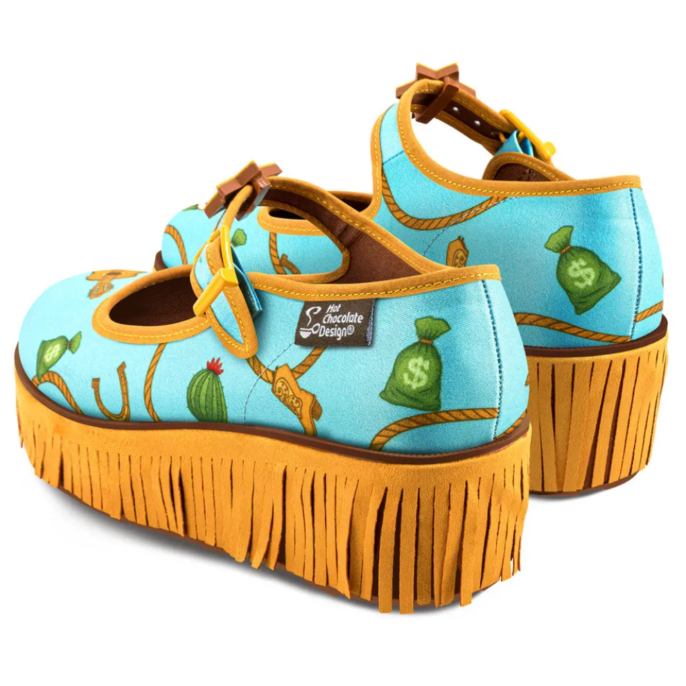 Chocolaticas® Sheriff Women's Mary Jane Platform