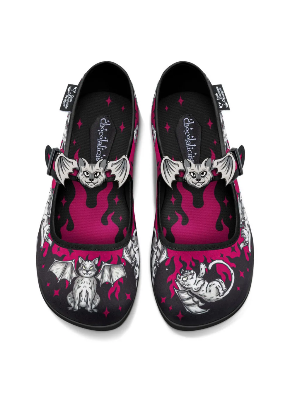 Chocolaticas® The Gargoyle Cats Women's Mary Jane Flat