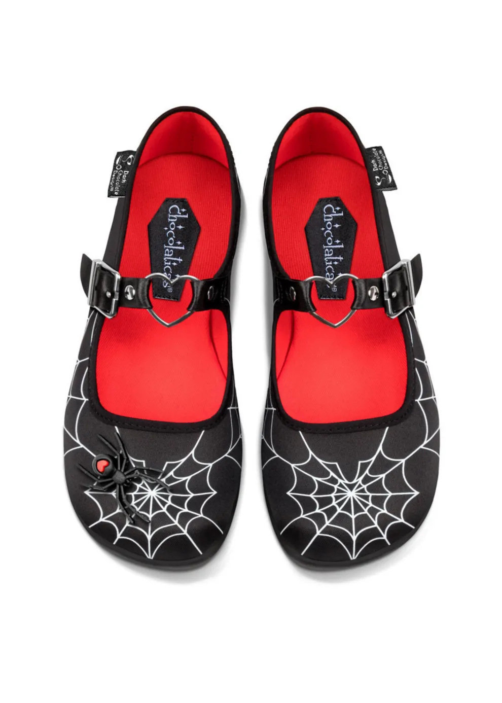 Chocolaticas® Widow Heart Women's Mary Jane Flat