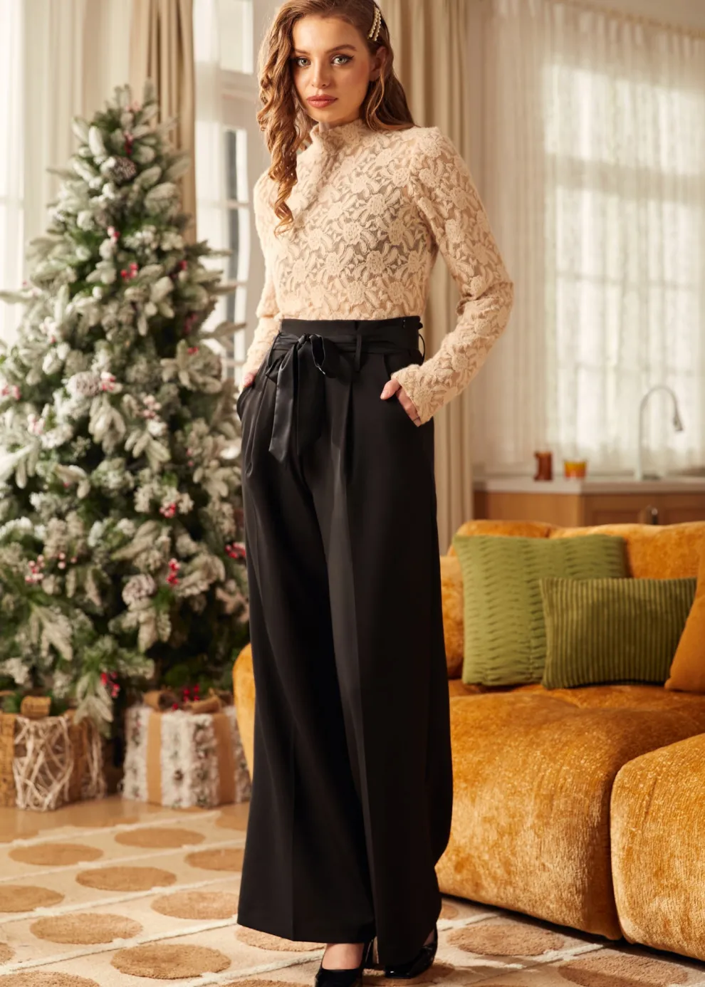 Cider, Spice & Everything Nice Wide Leg Pants