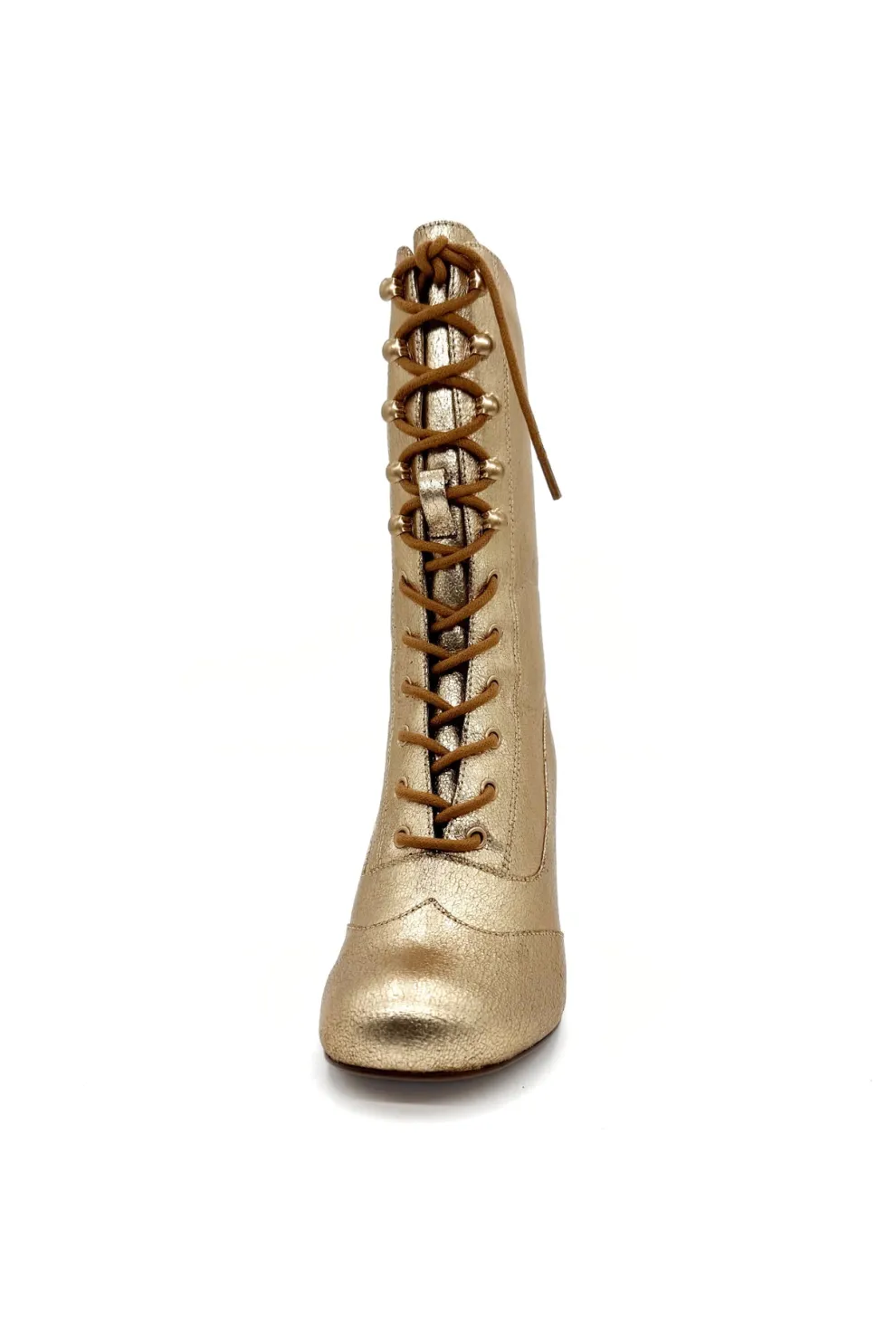 Claire Metallic Victorian Boots