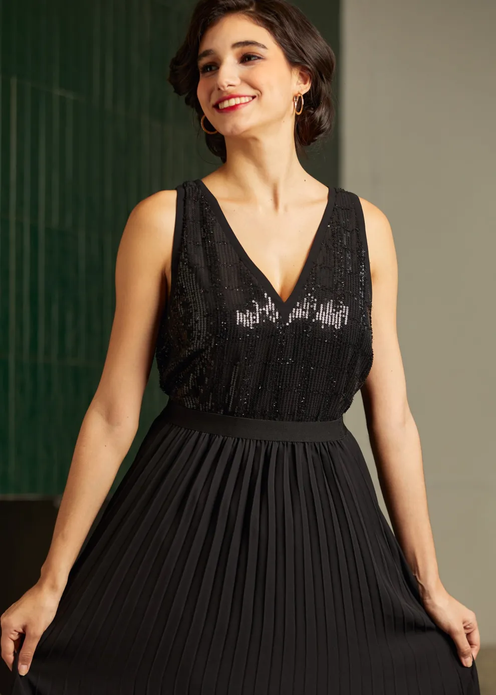 Classic Cutie Double V-Neck Tank Top