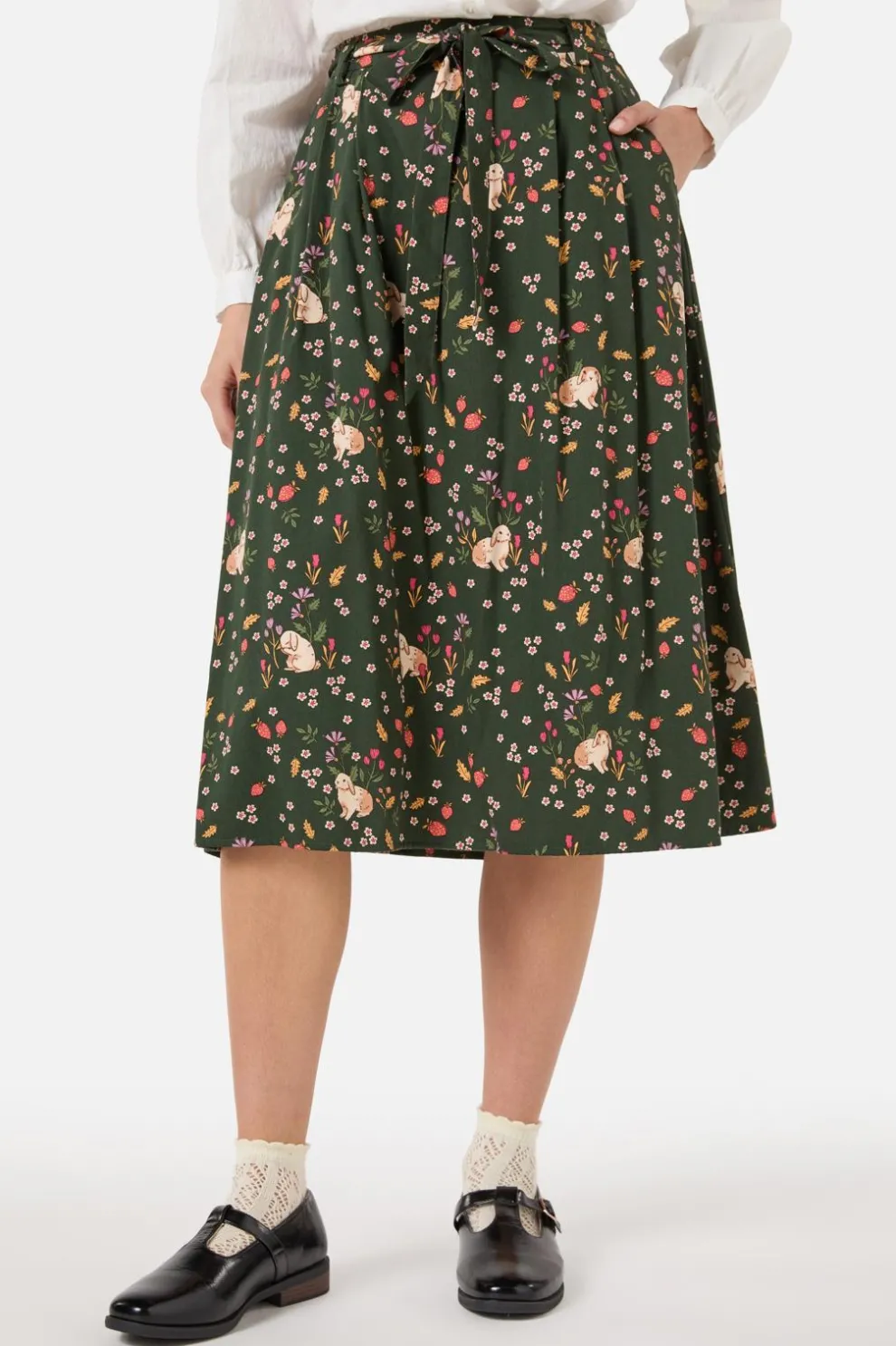 Coco Rabbit Midi Skirt