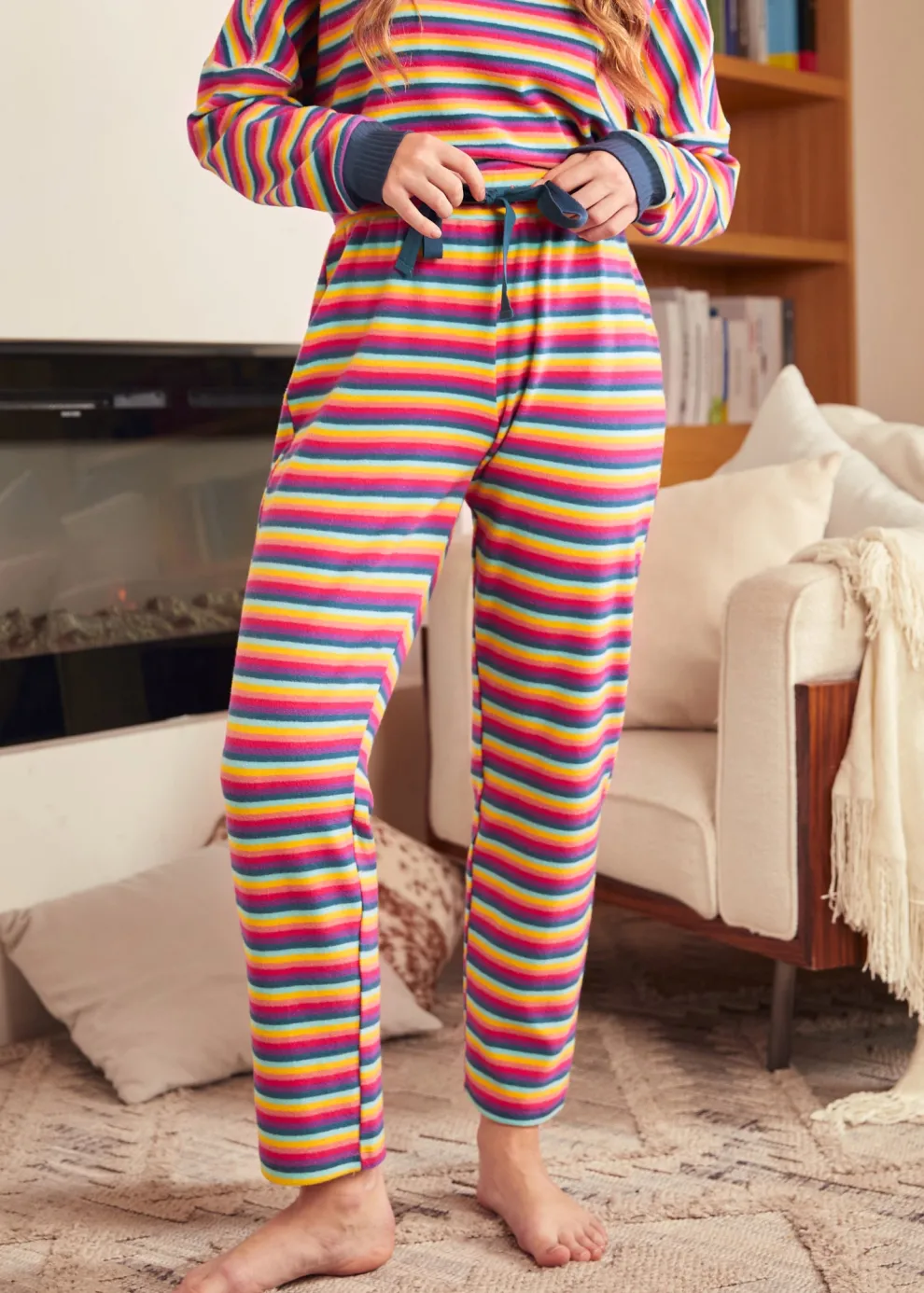 Colorburst Cozy Straight-Leg Pants