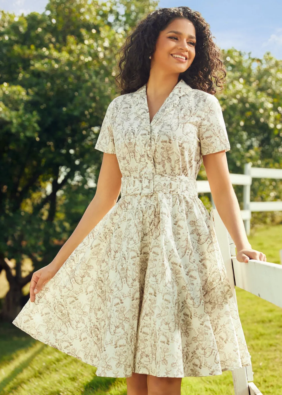 Countryside Serenade Casual Dress
