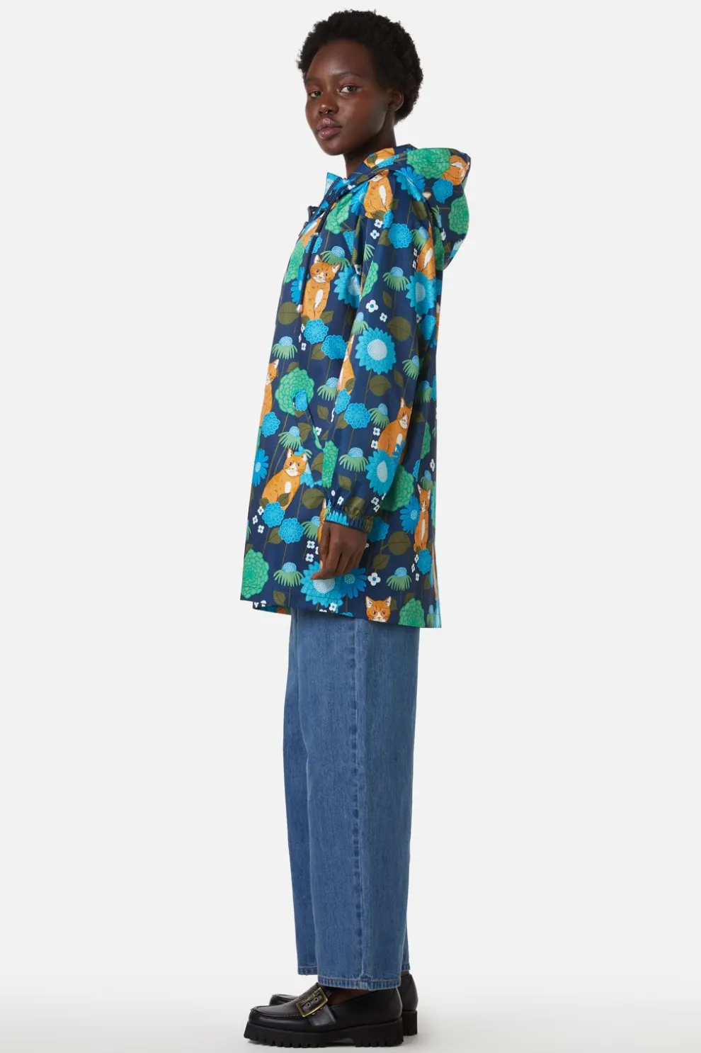 Cute Cats Rain Jacket